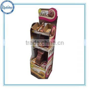 Attractive Cardboard Carton Paper Display Stand for Chocolate Candy