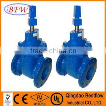 AWWA C515 cast iron rising stem gate valve