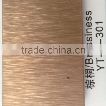2 mm Brushed finishes Aluminum Composite Panel from China Supplier