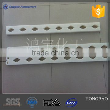 white color polyethylene wearing strips, plastic hdpe machined parts