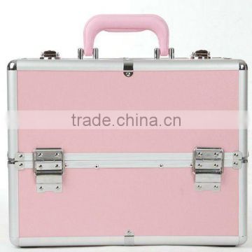 Pro Makeup Cosmetic Train Case Aluminum Box Bag