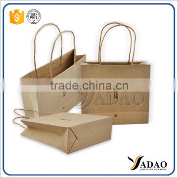 Eco-friendly Customized colorful kraft window paper bag with free logo