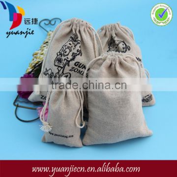 Customized hot selling lamination jute shopping pouch