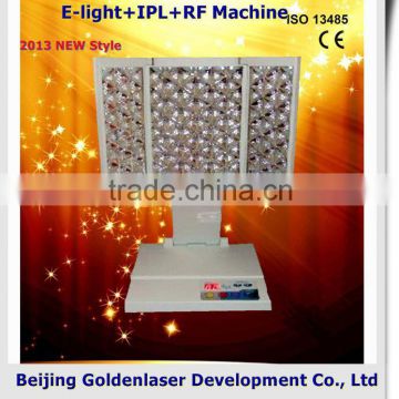 2013 New design E-light+IPL+RF machine tattooing Beauty machine fish bone mill
