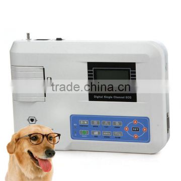 Veterinary Use Portable Digital 1 channel Electrocardiograph ECG EKG-901V-2 Machine with printer CE/ISO certified