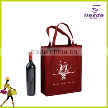 non woven fabric wine bag for wine bottle bag
