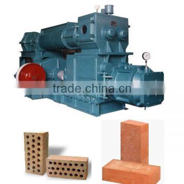 for brick making industrial tailings double stage vacuum extruder