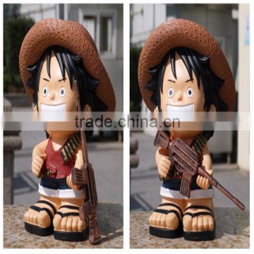 Guo hao custom hot toys one piece action plastic figurine