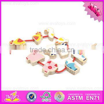 2016 hot sale wooden animal toy, best wooden animal toy W11E058