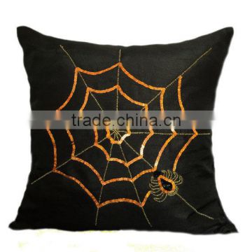 Spider Pillow Cover Spider Web Pillow Pop Art Halloween Decor Pillows Black Orange Pillow Cartoon Pillows Boys Room Decor