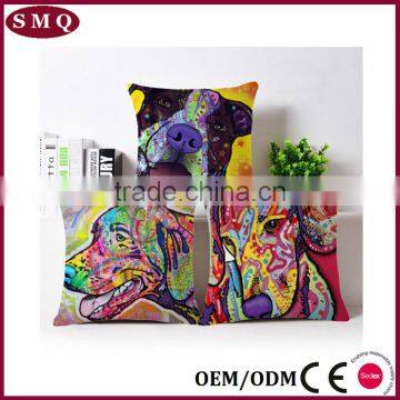 wholesale north Europe Abstract colorful painting pillow cover