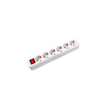 6 gang extension socket with switch