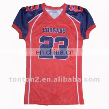 Latest custom sublimation american football uniforms