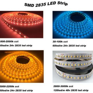 Flexible High Brightness 60LED/m SMD 2835 LED Strips