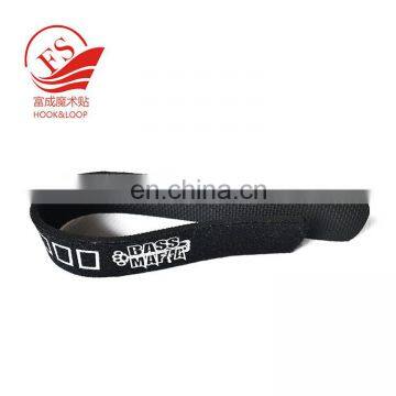 Black Waterproof Neoprene fishing rod pole Wrapping Band belt strap