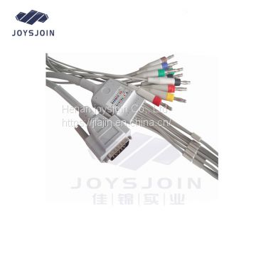 Nihon Kohden One-piece 10 lead ecg cable with leadwire