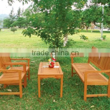 HOT SELLING - Leisure outdoor furniture - wooden sofa garden set - chair and table made in vietnam