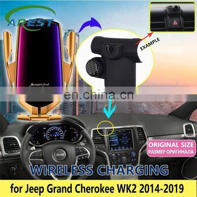 New Car Mobile Phone Holder for Jeep Grand Cherokee WK2 2014 2015 2016 2017 2018 2019 Telephone Support Accessories for iphone