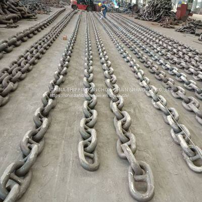 46mm Marine Mooring Grade Am2 Cast Steel Stud Link Ship Anchor Chain