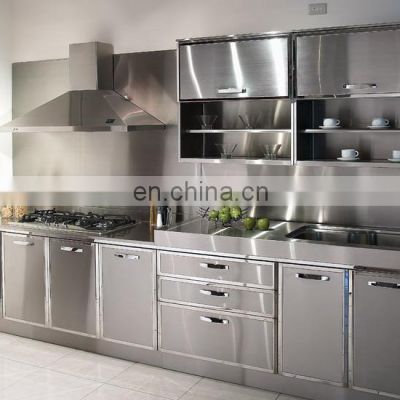 fireproof metal  steel cupboard price design morden kitchen cabinet