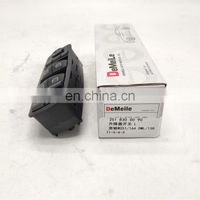 High quality auto parts power window switch 2518300090 left front door window lifting switch for W251 W164