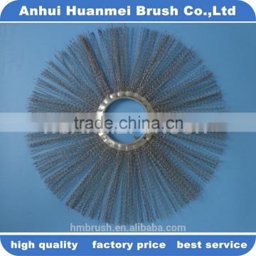 High quality road cleaning brush wafer with steel wire