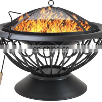 Round Outdoor Portable Charcoal Korean Gas BBQ Grills