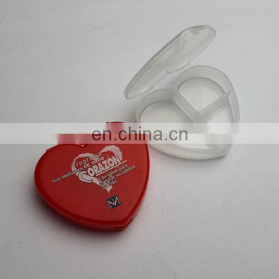 Heart Shape Travel Pocket Pill Box