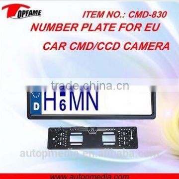 CMD-830 CMOS/CCD license plate back up camera for EU, 120/170 field view, with niht vision optional