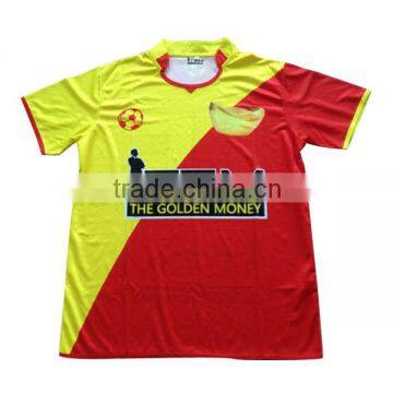 Custom dry fit fabric customized cheap soccer jersey set