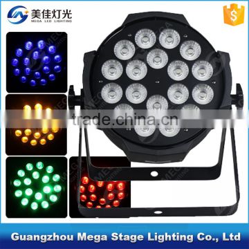 2016China high quality dmx 512 indoor 18pcs rgbwa led par light indoor led uplight