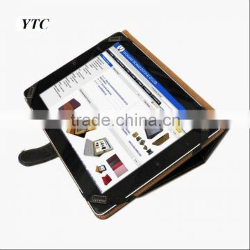 2012 New arrival fashion model leather case for ipad3