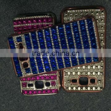 Diamond electroplate PC case for iPhone