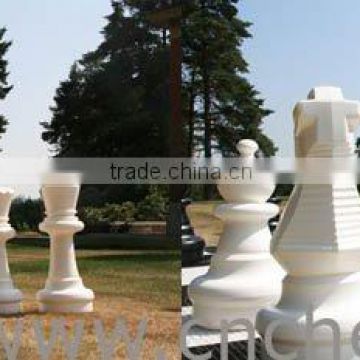 giant plastic chess pieces
