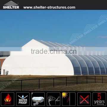 30*50m Spacious Heart-Shaped Aluminum alloy frame Aircraft Hangar tent for sale