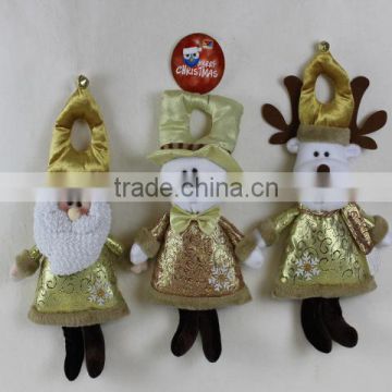 whosale decorative christmas santa claus door hanger