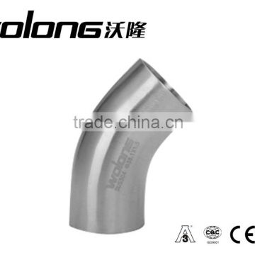 45 degree stainless steel Elbow/long radius butt weld elbow