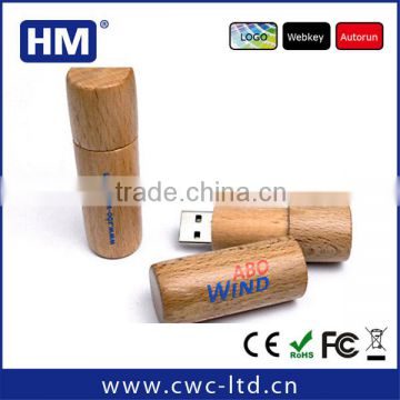 Wholesale wood USB flash drives 2GB4GB8GB16GB wooden USB flash drive Custom Solution USB stick print/laser engraving LOGO