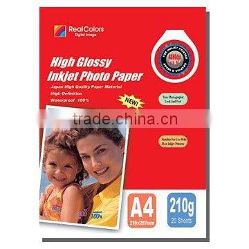 260gsm professional Premium RC coated wove inkjet photo paper (RC base, water-proof)