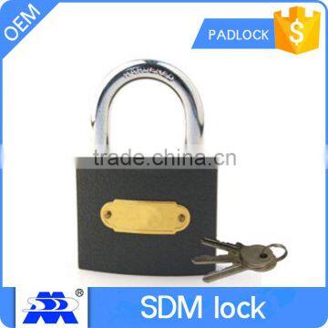 grey color heavy duty iron padlock