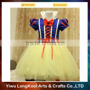 High quality latest design little princess girl dress frozen princess dress for sale