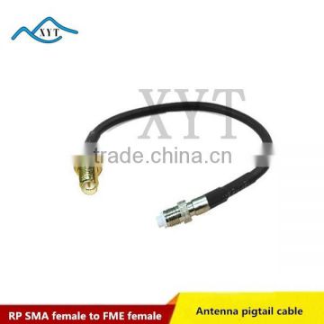Factory Price FME female to RP SMA female rg174 RF extension pigtail cable