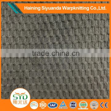 China Wholesale 100% polyester knitted suede fabric for garment