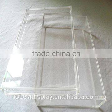 fashion multifunction clear acrylic box,plexiglass acrylic rectangle box,acrylic box with lid