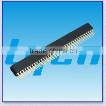 1.27mm Dual Row Straight DIP female headers