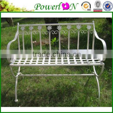 Cheap Price Vintage Antique Wrough Iron Bench Shape Plant Stand Garden Ornament For Decking Landscaping I23M TS05 X00 PL08-4927