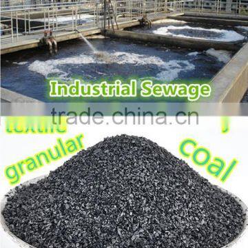 Textile waste water treatment coal activated carbon crushed