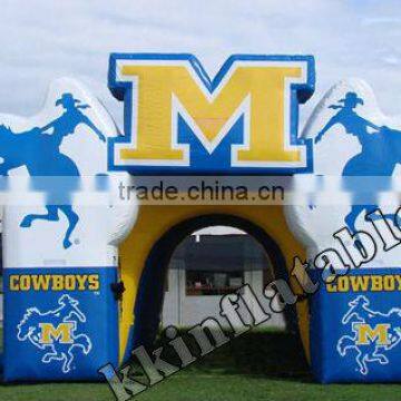 outdoor advertising inflatable arch tunnel tent, inflatable sports tunnel with arch KKT-L130