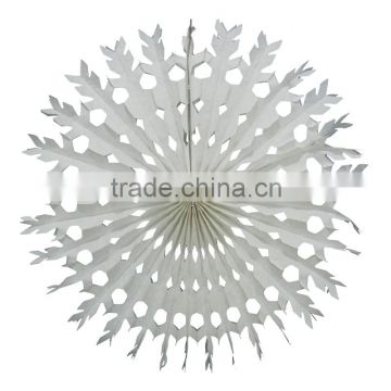 Round folding honeycomb wedding decoration paper fan