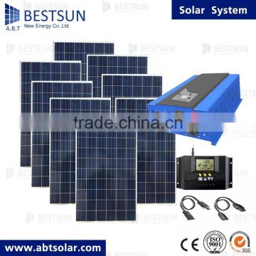 2000w solar home system BFS-2kw off grid 2KWH per hour system from BestSun